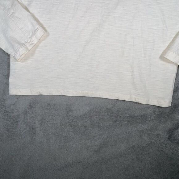 Cultural Revolution‎ Shirt Men's XXL Long Sleeve Button Up Neck Two Pocket Beige - Picture 8 of 14